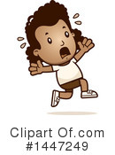 Retro Black Girl Clipart #1447249 by Cory Thoman