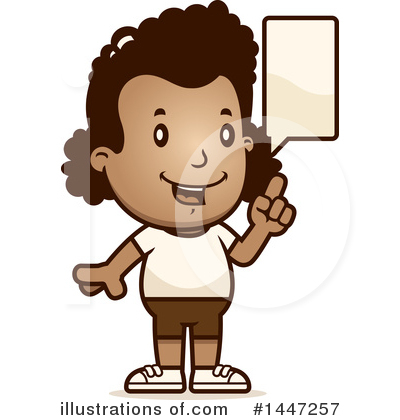 Royalty-Free (RF) Retro Black Girl Clipart Illustration by Cory Thoman - Stock Sample #1447257