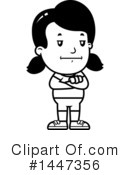Retro Girl Clipart #1447356 by Cory Thoman