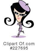Retro Girl Clipart #227695 by Andy Nortnik