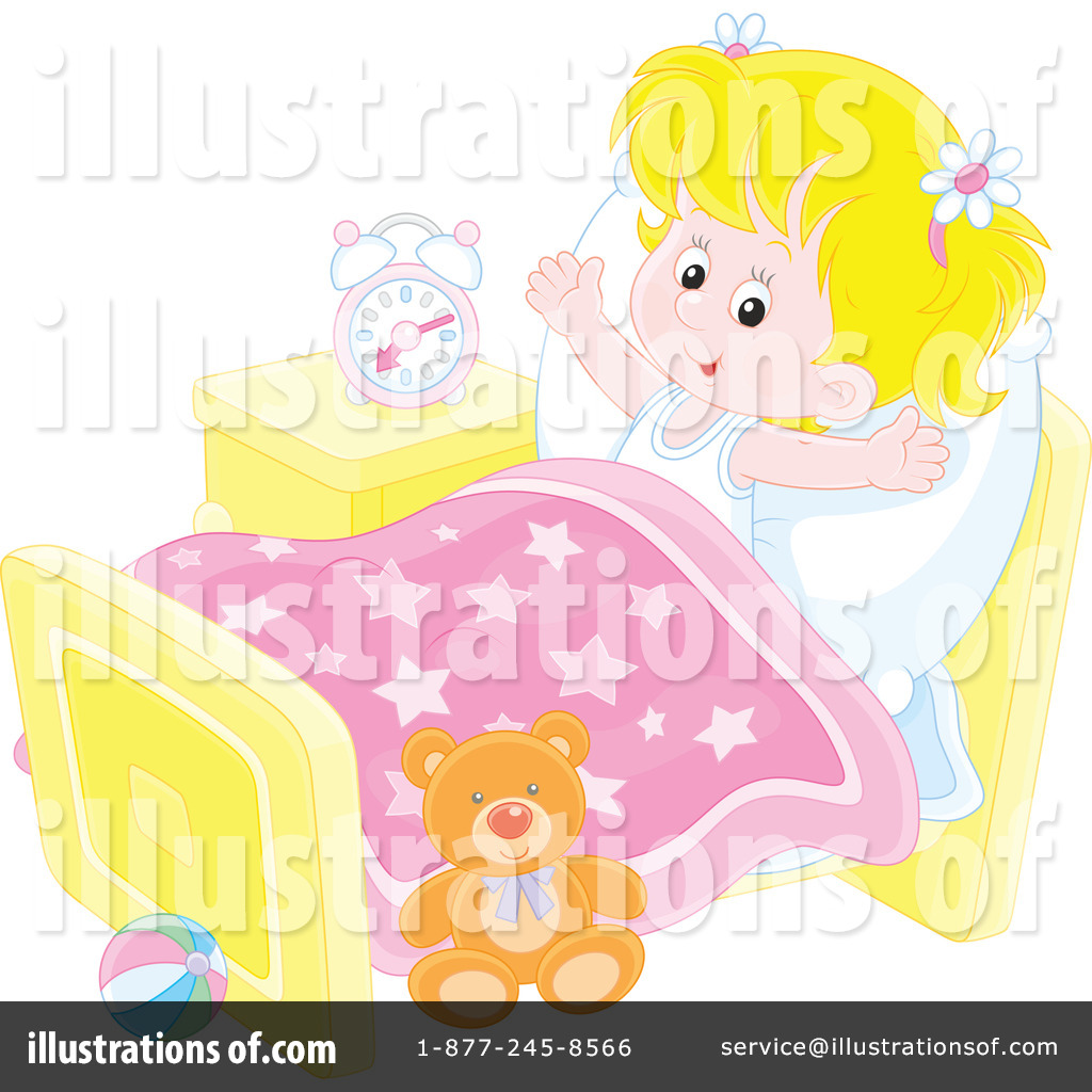 Bed Time Clipart #1315957 - Illustration by Alex Bannykh