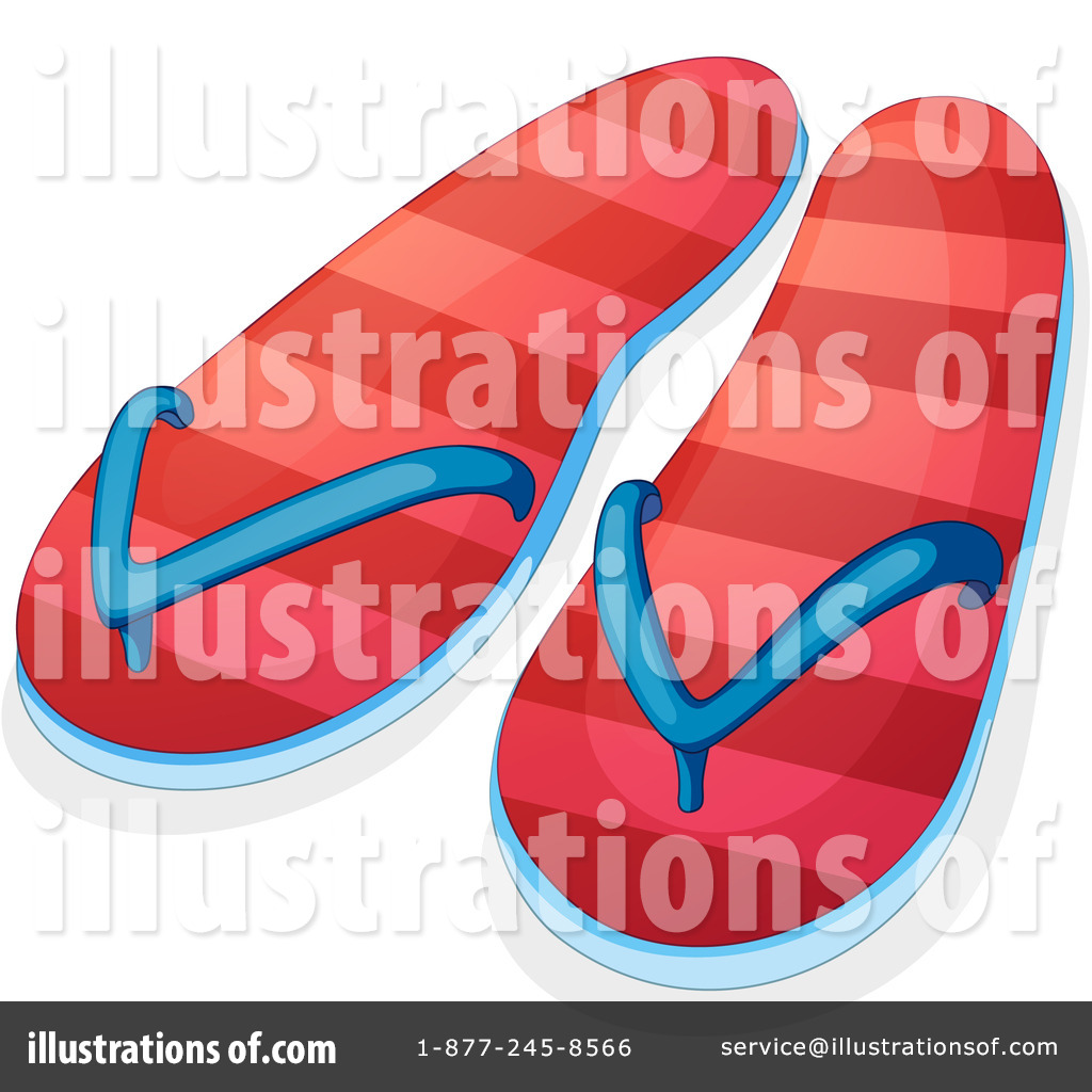 Sandals Clipart #1255437 - Illustration by Graphics RF