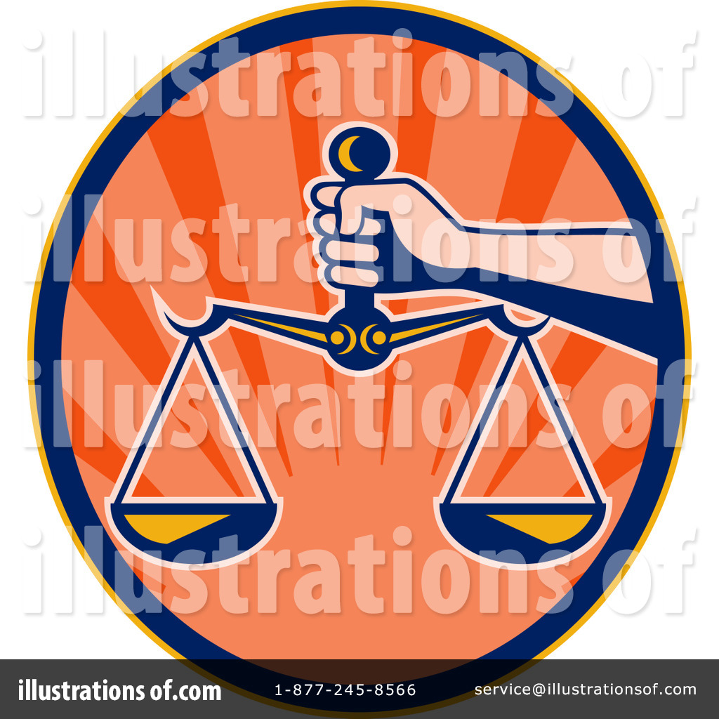 Scales Of Justice Clipart #212744 - Illustration by patrimonio