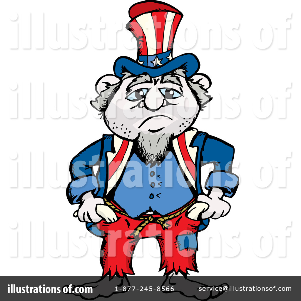 Uncle Sam Clipart Illustration By Dennis Holmes Designs