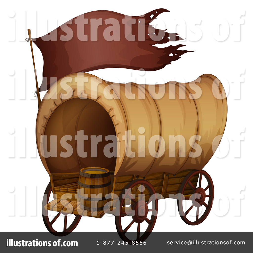 Wagon Clipart #1379901 - Illustration by Graphics RF