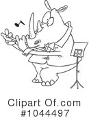 Rhino Clipart #1044497 by toonaday