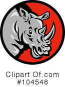 Rhino Clipart #104548 by patrimonio