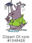 Rhino Clipart #1048426 by toonaday