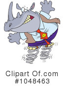 Rhino Clipart #1048463 by toonaday