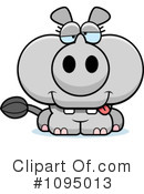 Rhino Clipart #1095013 by Cory Thoman