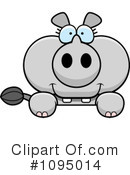 Rhino Clipart #1095014 by Cory Thoman