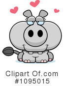 Rhino Clipart #1095015 by Cory Thoman