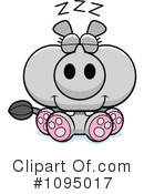 Rhino Clipart #1095017 by Cory Thoman