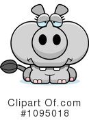 Rhino Clipart #1095018 by Cory Thoman