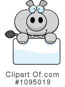 Rhino Clipart #1095019 by Cory Thoman