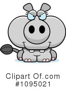 Rhino Clipart #1095021 by Cory Thoman