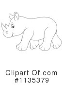 Rhino Clipart #1135379 by Alex Bannykh