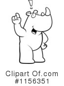 Rhino Clipart #1156351 by Cory Thoman