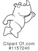 Rhino Clipart #1157240 by Cory Thoman