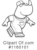 Rhino Clipart #1160101 by Cory Thoman