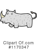 Rhino Clipart #1170347 by lineartestpilot