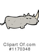 Rhino Clipart #1170348 by lineartestpilot