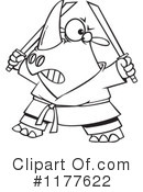 Rhino Clipart #1177622 by toonaday