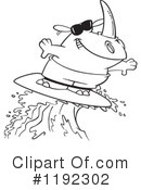 Rhino Clipart #1192302 by toonaday