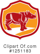 Rhino Clipart #1251183 by patrimonio