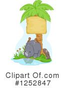 Rhino Clipart #1252847 by BNP Design Studio