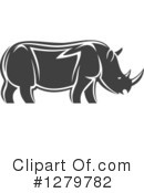 Rhino Clipart #1279782 by Vector Tradition SM