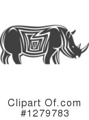 Rhino Clipart #1279783 by Vector Tradition SM