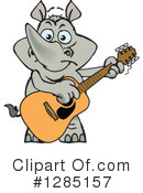 Rhino Clipart #1285157 by Dennis Holmes Designs