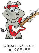 Rhino Clipart #1285158 by Dennis Holmes Designs