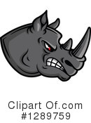 Rhino Clipart #1289759 by Vector Tradition SM