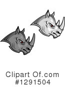 Rhino Clipart #1291504 by Vector Tradition SM