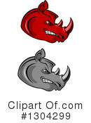 Rhino Clipart #1304299 by Vector Tradition SM