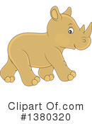 Rhino Clipart #1380320 by Alex Bannykh