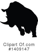 Rhino Clipart #1409147 by AtStockIllustration