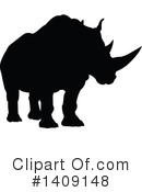 Rhino Clipart #1409148 by AtStockIllustration