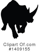 Rhino Clipart #1409155 by AtStockIllustration