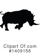 Rhino Clipart #1409156 by AtStockIllustration