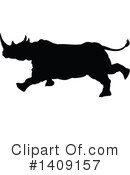 Rhino Clipart #1409157 by AtStockIllustration