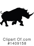 Rhino Clipart #1409158 by AtStockIllustration