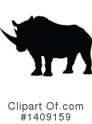 Rhino Clipart #1409159 by AtStockIllustration