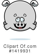 Rhino Clipart #1419931 by Cory Thoman