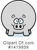 Rhino Clipart #1419939 by Cory Thoman
