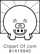 Rhino Clipart #1419940 by Cory Thoman