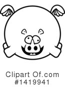 Rhino Clipart #1419941 by Cory Thoman