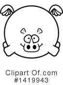 Rhino Clipart #1419943 by Cory Thoman